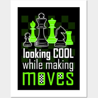 Looking cool while making moves Posters and Art